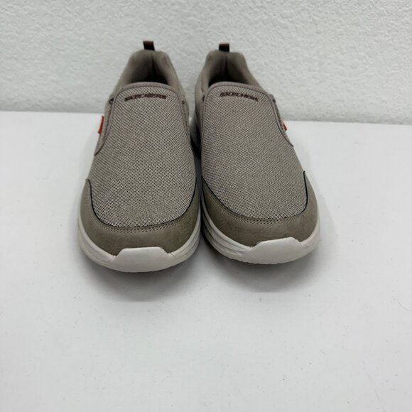 Skechers Slade Lucan Khaki Slip On Relaxed Memory Foam Shoes 210808 Mens size 13 - Picture 2 of 8